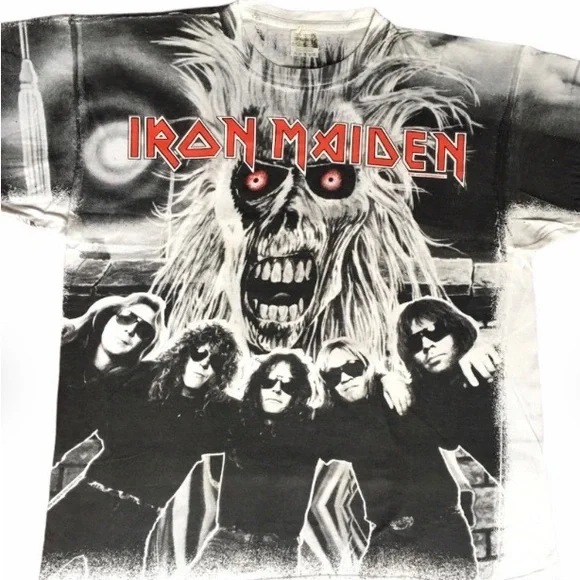Iron Maiden エディ Tシャツ 1991 グラフィック